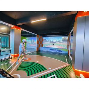Máquina Simuladora de Béisbol Interactiva para Interiores, Equipo de Entrenamiento de Bateo Virtual para Centros Deportivos y Parques de Diversiones - Product Image 1