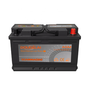 Meilleure vente de <span class=keywords><strong>batterie</strong></span> automobile AGM80 fabriquée en usine sans entretien résistante aux hautes et basses températures État neuf - Product Image 3