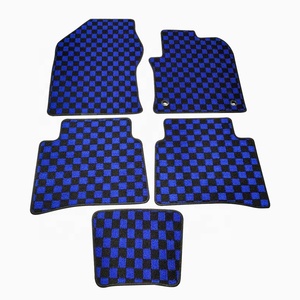 Alfombrillas personalizadas de buena calidad y a medida con diseño de tablero de ajedrez para coche, alfombrillas para <span class=keywords><strong>Toyota</strong></span> <span class=keywords><strong>Prius</strong></span> 30 50, alfombrillas OEM - Product Image 3