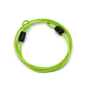 Antuke Candado de Cable de Acero 150cm Verde Plata Negro Duradero para Bicicleta, Coche, Maleteros y Cajas de Equipaje - Product Image 2