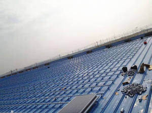 Support solaire <span class=keywords><strong>galvanisé</strong></span> à chaud non pénétrant et sans perçage pour toiture en tuiles d'acier - Product Image 5