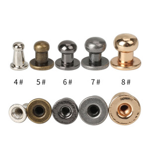 11Mm Núm Vú Móng Tay Kim Loại Đinh Tán Đinh Tán Thép Không Gỉ Núm Vú Đinh Tán Vít Cho Túi Da Vành Đai Túi Xách - Product Image 4