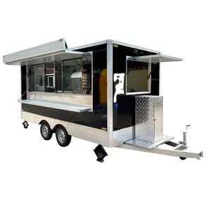 Camión de comida/Carritos de comida remolques móviles/camiones de catering a la venta