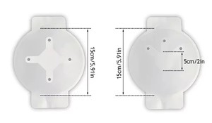 Medicazione toracica ventilata con valvola unidirezionale per il primo soccorso in caso <span class=keywords><strong>di</strong></span> pneumotorace aperto - Product Image 2