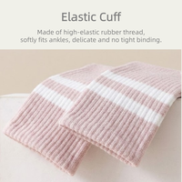 Chaussettes de yoga tricotées personnalisées de haute qualité avec logo, chaussettes de pilates pour femmes, design personnalisé