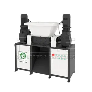 Recycling Metal Electronic Waste Computer Hard Disk Laptop Dual Shaft Small Shredder