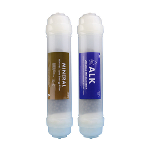 Cartucho de filtro de <span class=keywords><strong>agua</strong></span> <span class=keywords><strong>alcalina</strong></span> de <span class=keywords><strong>pH</strong></span> 7,5 a <span class=keywords><strong>9</strong></span> en línea posterior para sistema RO de ósmosis inversa - Product Image 6