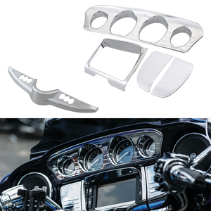ชุดแต่งแผงสวิตช์สเตอริโอโครเมียม ABS สำหรับ Harley Electra <span class=keywords><strong>Street</strong></span> Glide Ultra Limited Tri Glide ปี <span class=keywords><strong>2014</strong></span> ถึง 2023 - Product Image 1