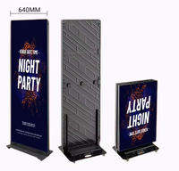 Écran d'affichage numérique LED pliable pour intérieur et extérieur, affichage publicitaire LED