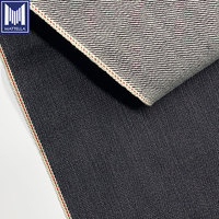 Tissu denim japonais super épais et lourd (21~22oz), vintage, brut, 100% coton, sergé selvedge, teint en fil
