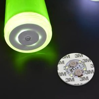 Accessoires de Bar Fête Mariage Logo Personnalisé LED Autocollant Bouteille de Vin Lumière LED Flash Tasse Dessous de Verre