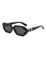 Twooo T1532 Nouveau Petit Cadre Hot Girl Rétro Polygonale Mode Personnalité Lunettes de Soleil