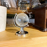 Globe terrestre en cristal K9 de 40 mm, vente en gros, globe terrestre personnalisé avec carte du monde gravée, pour cadeaux d'affaires