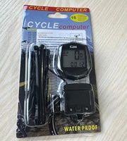 Speedometer sepeda Digital berkabel, Odometer SD-581 Sensor tampilan bahasa Inggris bersepeda komputer
