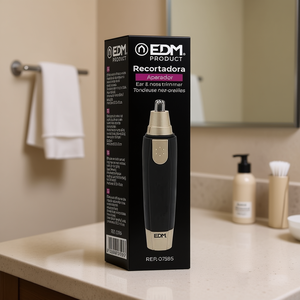 Tondeuse à poils du visage en acier inoxydable à piles Li-ion, interface espagnole, pour usage domestique, vente en gros - Product Image 3
