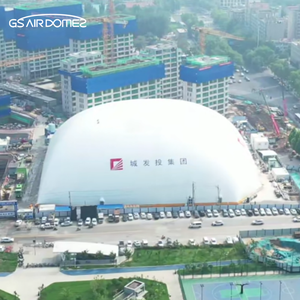 เต็นท์โดมลมเป่าลมขนาดใหญ่กลางแจ้ง 80x200 สำหรับเก็บของ โครงสร้างอาคารคลังสินค้า แบบเมมเบรน - Product Image 3