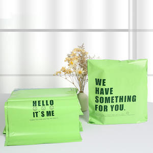 Bolsa de correo autoadhesiva resistente a los golpes, envoltura verde personalizada acolchada, bolsa de correo biodegradable ecológica, envío de plástico - Product Image 4