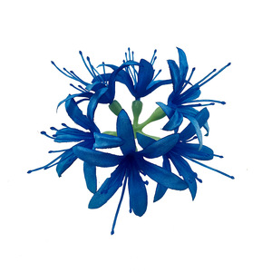 Pince à cheveux en fleur de lys araignée artificielle, diamètre 11 cm, en soie, pour décorations de mariage et photographie - Product Image 5