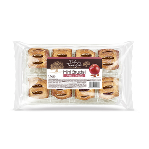 Mini Postres Tradicionales de Manzana y Pasas con Frutas Frescas, Rectangulares, Envasados al Vacío, 135g X 18 Unidades - Product Image 1