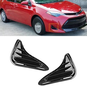 Cubierta de Faro Antiniebla para Automóvil Sin Orificios OE 81481-02410 81482-02400 para Corolla 2017 AE170 Tipo LE Sin Orificios Marco de Faro Antiniebla - Product Image 2