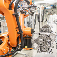 Robot d'assemblage lourd KUKA KR300 R2700-2 - Solution d'automatisation de l'assemblage de châssis/carrosserie/moteur automobile
