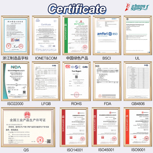 Contenants de mélange empilables Zhanggong pour réfrigérateur, 3 pièces, sans BPA, en plastique, ronds, avec couvercles, bols de mélange - Product Image 3