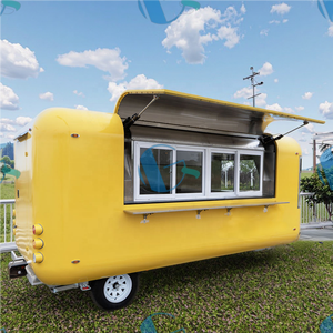 Le plus récent camion de nourriture de <span class=keywords><strong>remorque</strong></span> de camping-car coloré avec une cuisine complète pour Snack Food Hotdogs Chips Catering Restaurant Equipment - Product Image 3