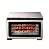 Déshydrateur alimentaire 400W en acier inoxydable, compatible lave-vaisselle, petit format et facile à ranger