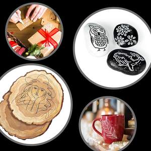 Bview Art 6แพ็ค0.7มม. ปากกาสีน้ำสีขาวละเอียดพิเศษอะคริลิคสีดำเครื่องหมายถาวร - Product Image 6