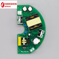Controlador de ventilador de techo, placa de circuito PCBA, fuente de alimentación Dual de 45W, mando a distancia infrarrojo, controlador de Motor sin escobillas BLDC