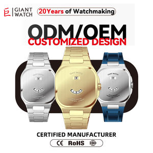 Montre mécanique de style <span class=keywords><strong>vintage</strong></span> avec affichage des heures par saut d'heure, boîtier en acier inoxydable brossé, montres de luxe pour hommes - Product Image 1