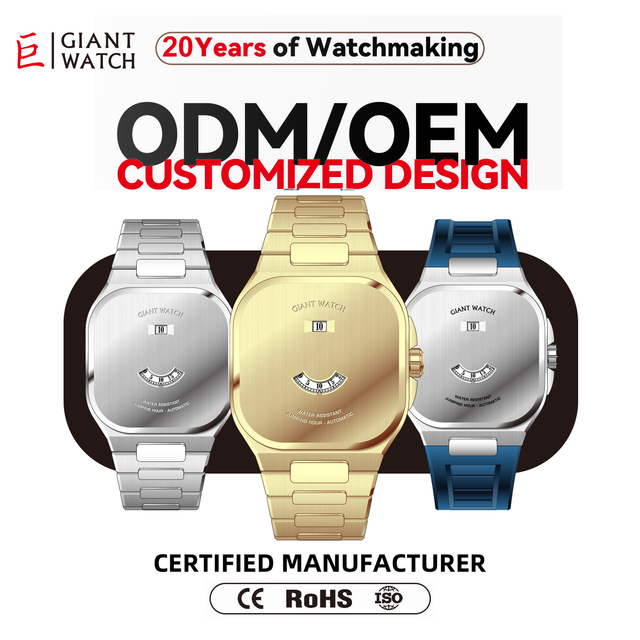 Vintage Style Mechanical Jump Hour Timepiece Easy Read Display Stainless Steel Brushed Case Men Luxury Watches