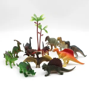 Nova Chegada 12 Pçs/Set Dinossauro Modelo Figuras de Ação Dinossauro Mundo Parque Sólido PVC Dinossauro Brinquedo