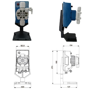 High Precision 120L/H Chemical Metering Pump Electromagnetic Diaphragm Pump for Industrial Acid Dosing - Product Image 4