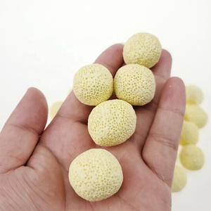 Accessoires pour filtre d'aquarium, billes bio en <span class=keywords><strong>céramique</strong></span> <span class=keywords><strong>poreuse</strong></span> jaunes, média filtrant biochimique pour aquarium, pour bactéries nitrifiantes - Product Image 2