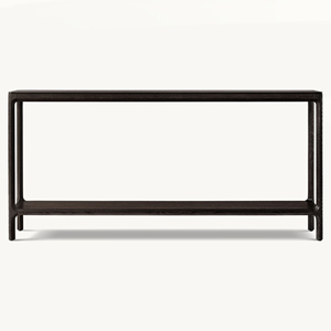Meubles <span class=keywords><strong>de</strong></span> style moderne pour couloir <span class=keywords><strong>de</strong></span> luxe fabriqués à la main en bois massif grandes consoles en bois - Product Image 4