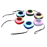 Altavoz Portátil para Exteriores con Luces RGB Creativas, Ideal para Cine en Casa, Fiestas, Computadora, con Micrófono Integrado, Reproducción por Tarjeta TF y Auxiliar