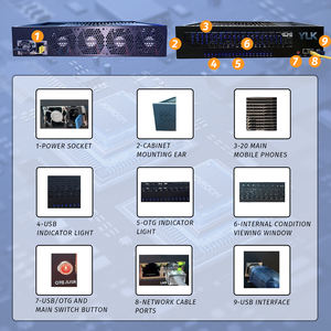 Kit de Caja para Granja de Teléfonos Android para Samsung N5+ S8+ <span class=keywords><strong>N8</strong></span>+ S9+ N9+ S10+, Base para Granja de Teléfonos Móviles - Product Image 4