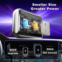Adaptateur CarPlay sans fil, Plug & Play, connexion automatique, sans latence et contrôle stable, taille mini, USB et USB-C/Type-C pour voitures 2016