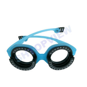 Shtoew – monture de lunettes d'essai pour enfants, Rb 307, bleu lac, ovale, monture complète, lentille remplaçable pour examens oculaires - Product Image 2