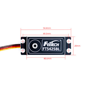 Servo Digital Feetech de 25 kg HV180 con Motor sin Escobillas y Engranajes Metálicos para Aviones RC - Product Image 2