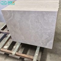 Dalles et Plaques de Marbre Blanc en Bois Authentique HZX – Revêtement de Sol et Façades Modernes en Pierre Naturelle Premium, Étanche et Poli pour Villas