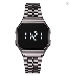 VENTE FLASH Montres de sport de luxe en or et argent pour hommes et femmes, montres numériques LED, bracelet en acier rétro, montre électronique, montre-bracelet - Product Image 6