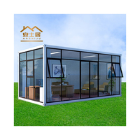 Une usine de marque Anshiju fabrique des maisons conteneurs détachables de luxe Panneau sandwich personnalisable en gros avec options disponibles