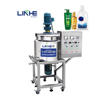 Ligne de production complète de savon liquide shampooing détergent homogénéisateur faisant la machine crème pour le visage lotion pour le corps mayonnaise ketchup