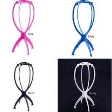 WIGGs supporto pieghevole portatile in PVC con parrucca appendiabiti tipo manichino testa - Product Image 1