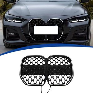 Parrilla Delantera Negra Tipo Panal con Iluminación LED para BMW Serie 4 G22, Modelo Meteor de 2 Puertas, 2020-2025 - Product Image 1