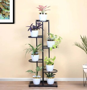 Meilleure vente support de jardinière étagères en métal stockage pots de fleurs avec 7 niveaux à des prix abordables - Product Image 4
