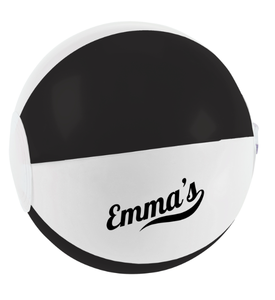 Ballon de plage bicolore de 6 pouces, impression de logo personnalisée, cadeau promotionnel gonflable, cadeau publicitaire en gros, jouet publicitaire - Product Image 1