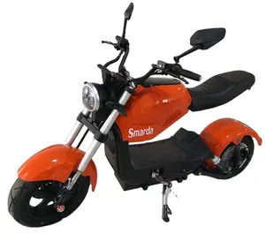 2023 Citycoco elektrikli Scooter büyük koltuk erkekler ve kadınlar için şişman lastik Scooter Citycoco 2000W elektronik Unisex 60V 10 - 20ah